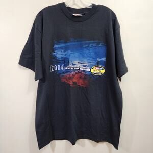 Vintage 2004 Winner's circle Nascar Nextel cup series race graphic tshirt sz XL